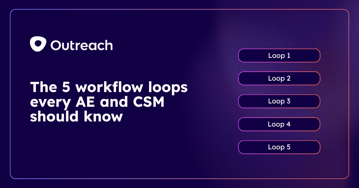 The 5 account planning workflow loops every AE and CSM should know