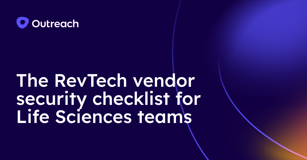 The RevTech vendor security checklist for Life Sciences teams