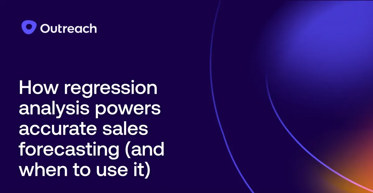 How regression analysis powers accurate sales forecasting (and when to use it)