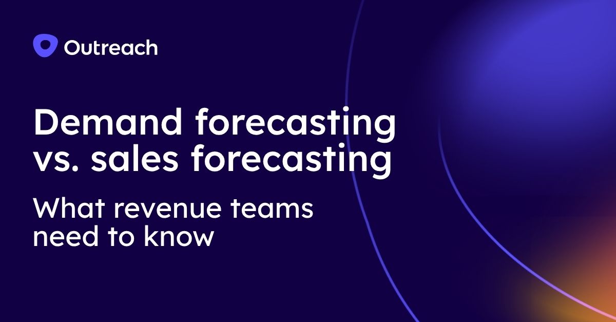 Demand forecasting vs. sales forecasting: What revenue teams need to know
