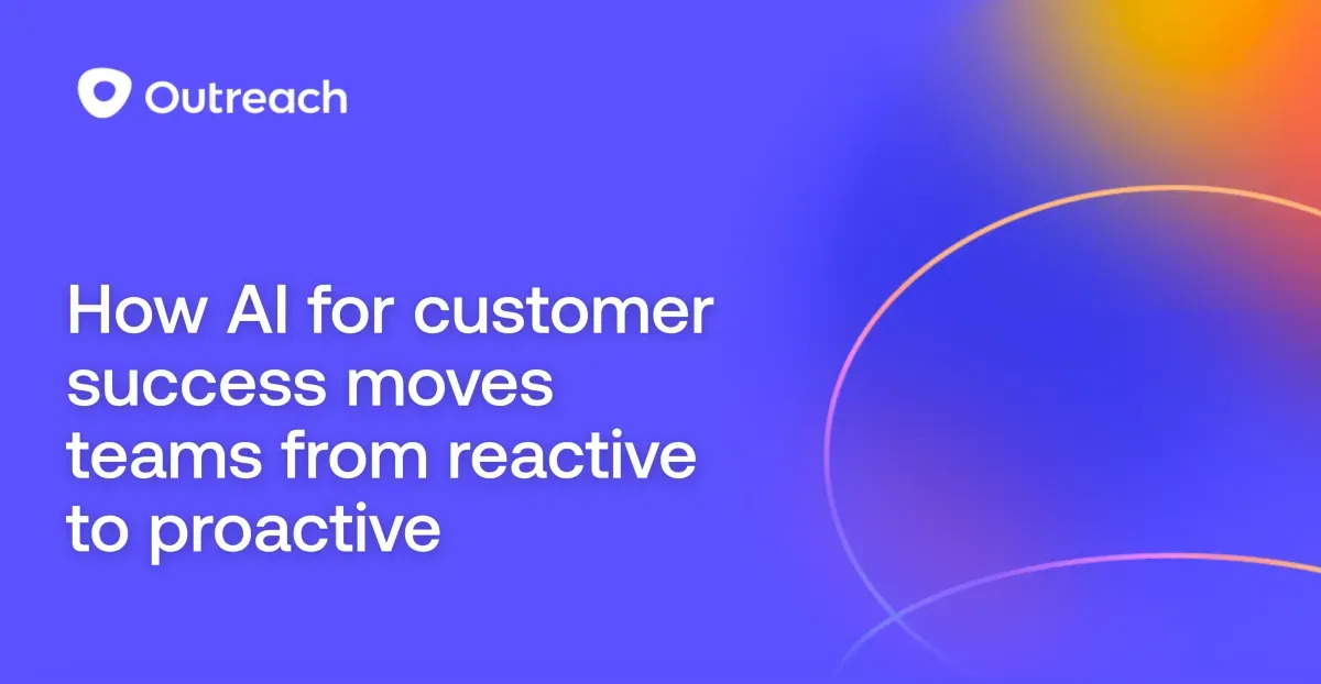 How AI for customer success moves teams from reactive to proactive