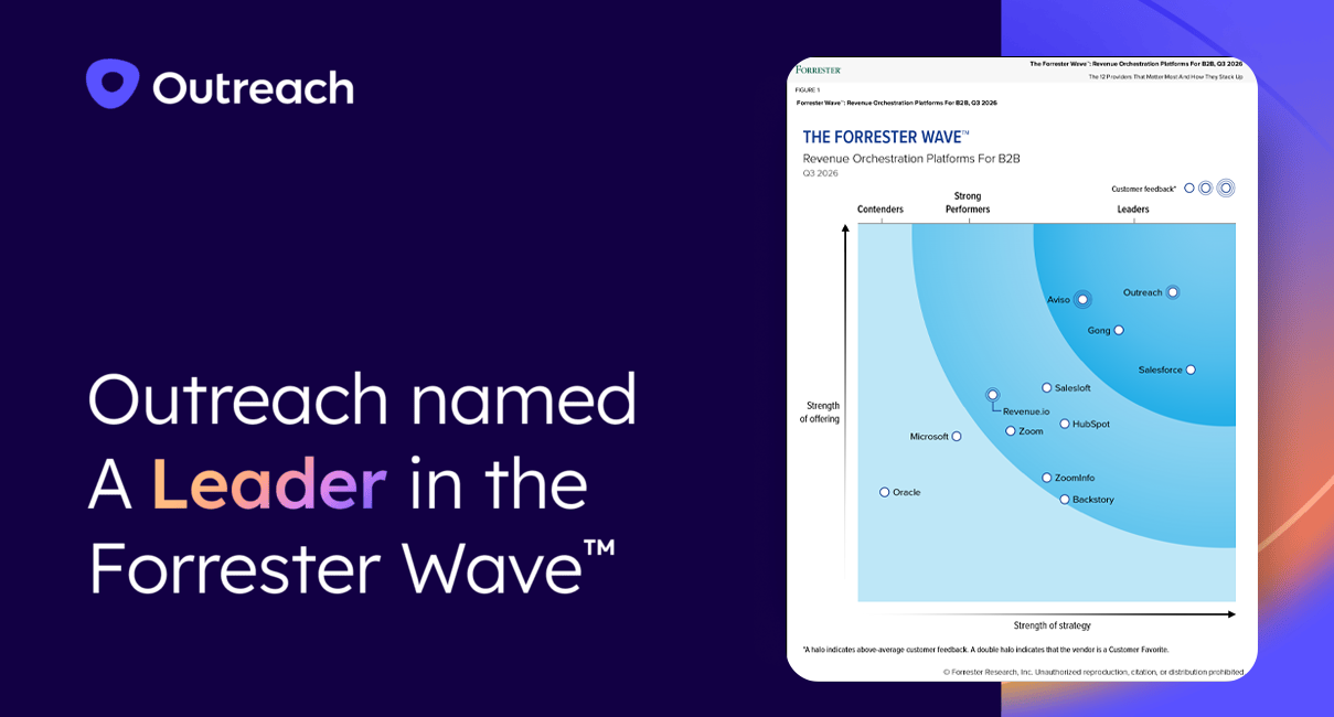 Forrester Names Outreach a Leader in Revenue Orchestration Platforms
