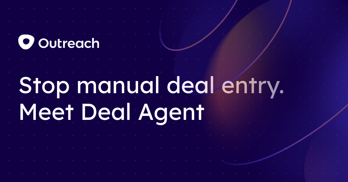Stop manual deal data entry. Meet Deal Agent.