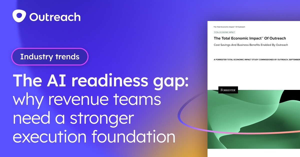 The AI readiness gap: why revenue teams need a stronger execution foundation