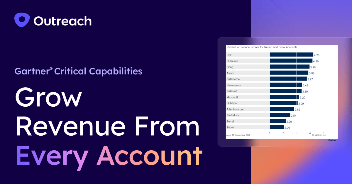 2026 Gartner® Critical Capabilities for Revenue Action Orchestration