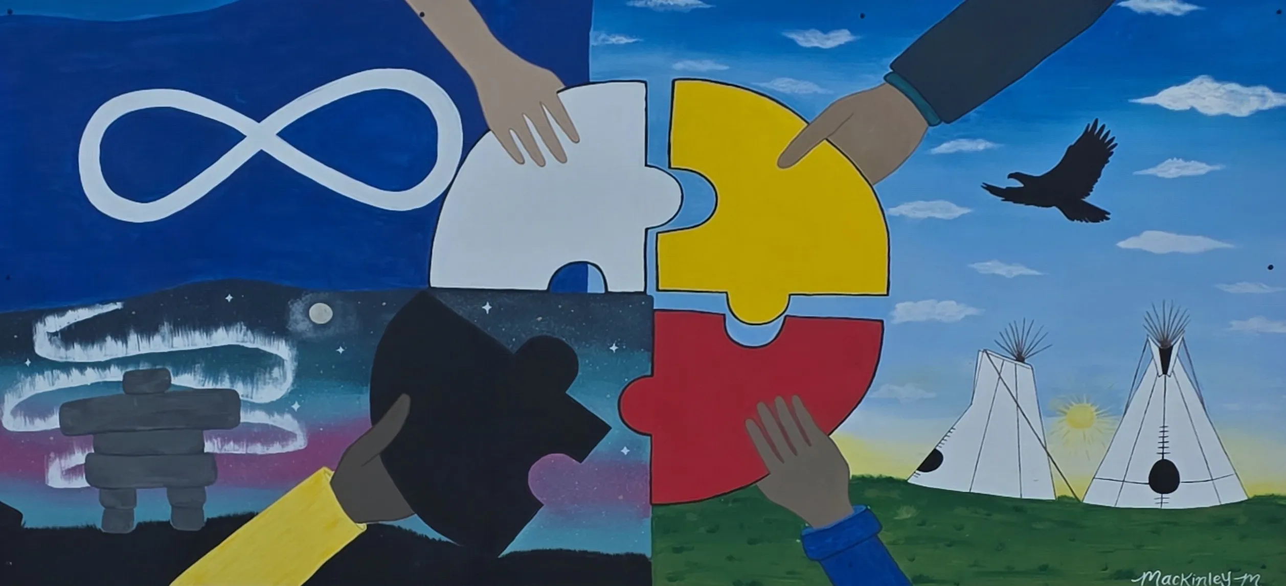 Marguerite Riel Centre mural