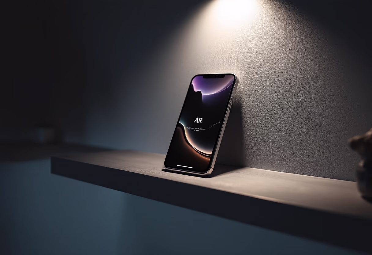 [digital project] image of project on a mobile device (for a ar/vr)