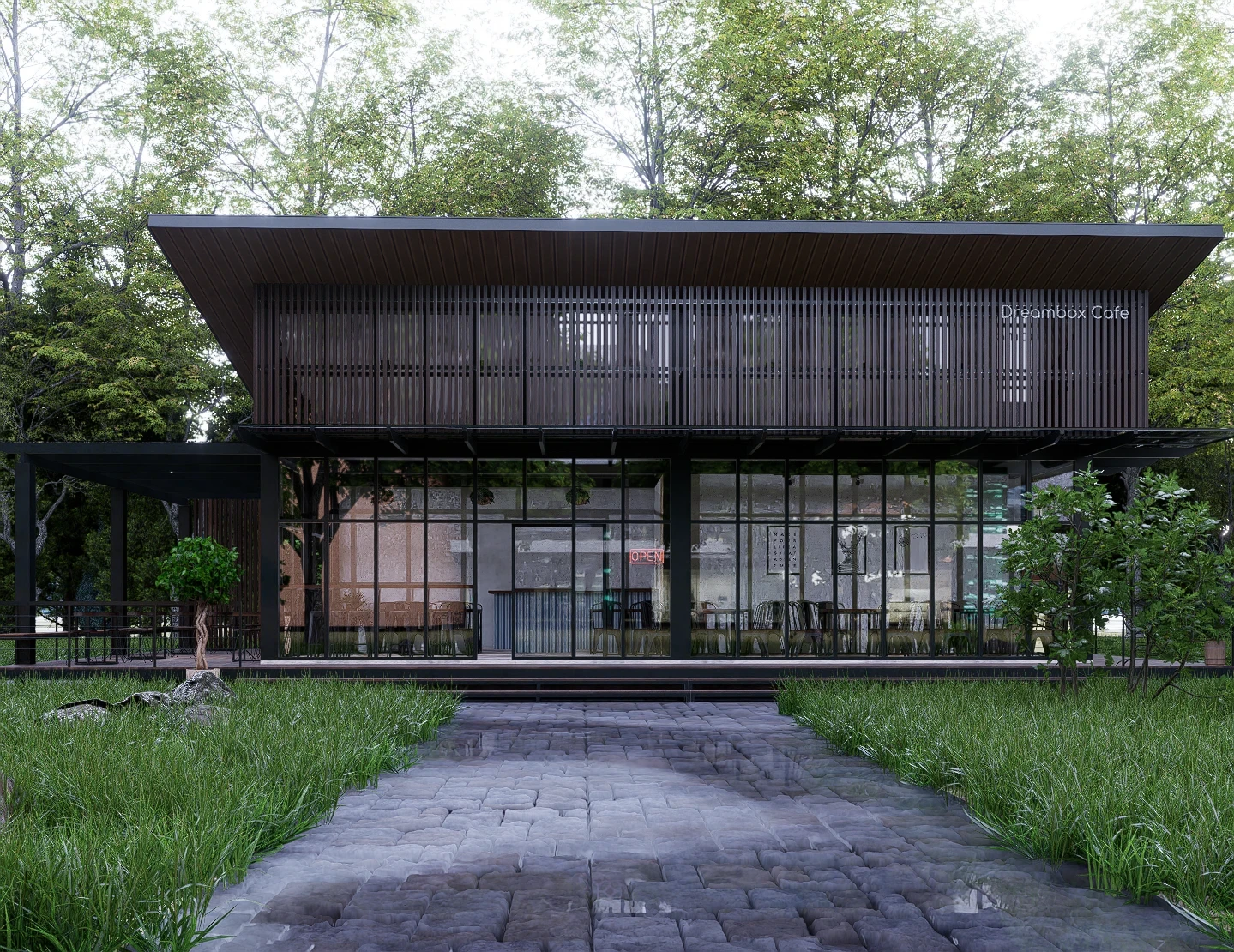 image of augmented reality service demonstration for real estate business