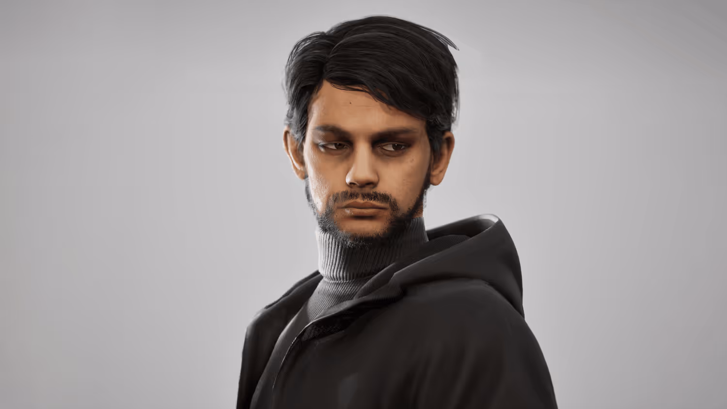 3D rendered Real-time Unreal Game Character.