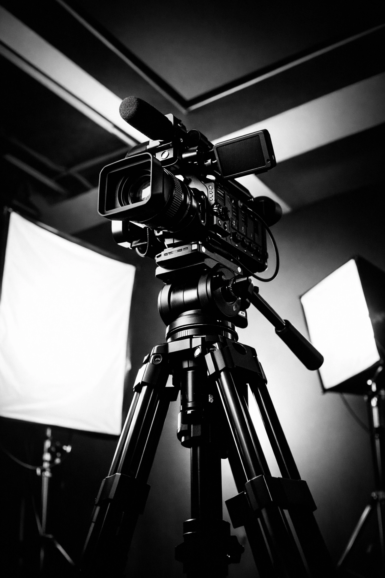 Professional video camera equipment for creating brand content and media