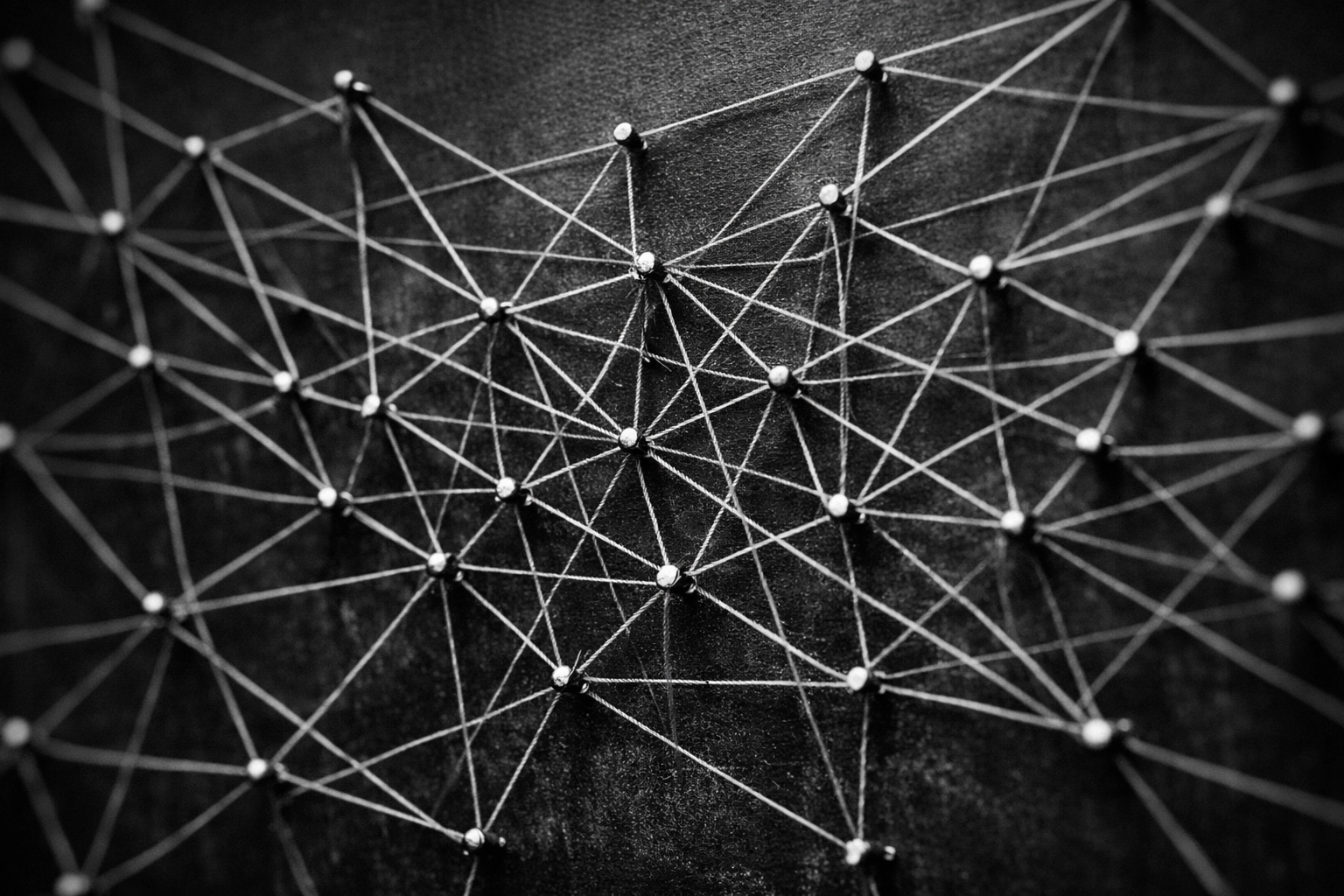 Interconnected network showing topical authority and content relationships in AEO strategy