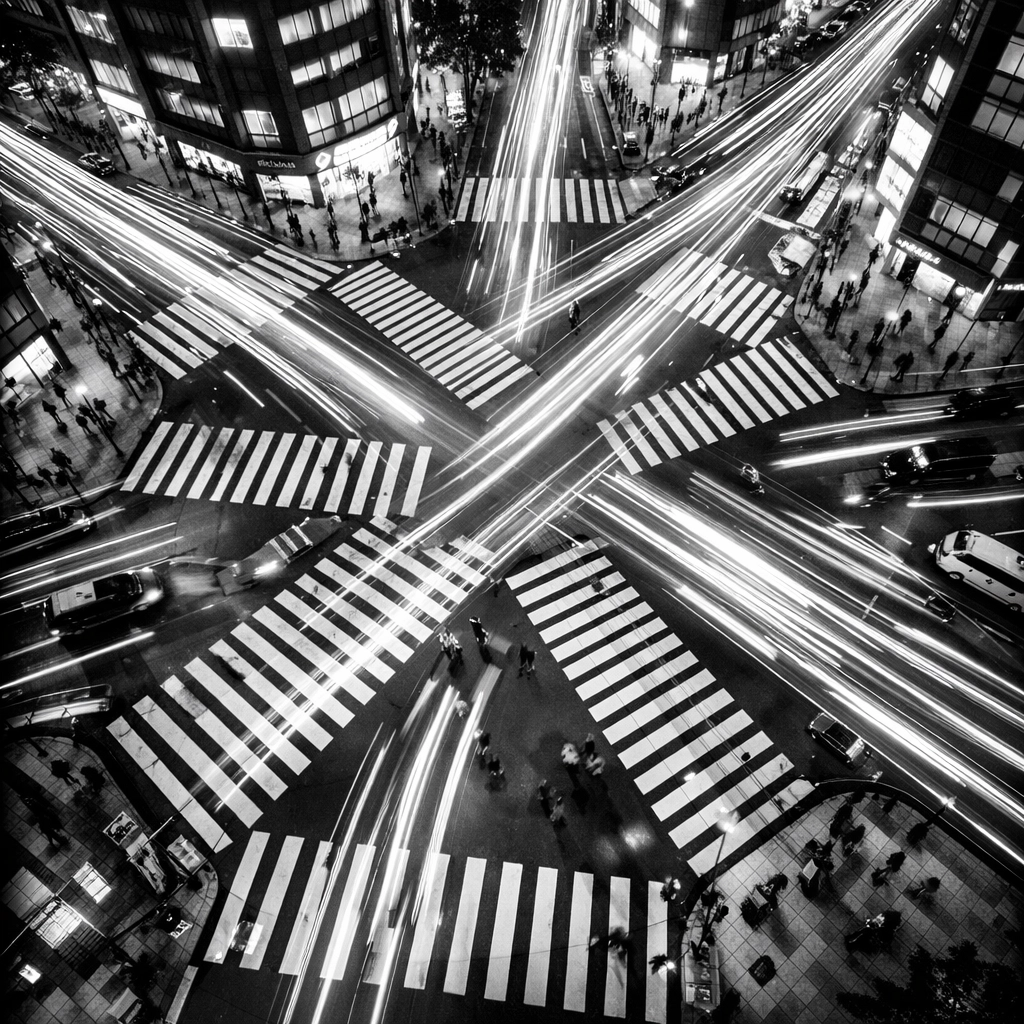 Multi-platform digital marketing strategy showing interconnected traffic paths