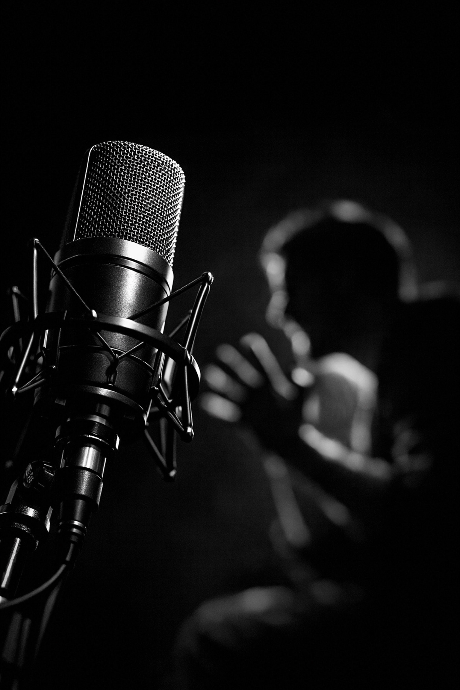 Studio microphone for podcasting, representing active branding for attorneys, doctors, and executives.