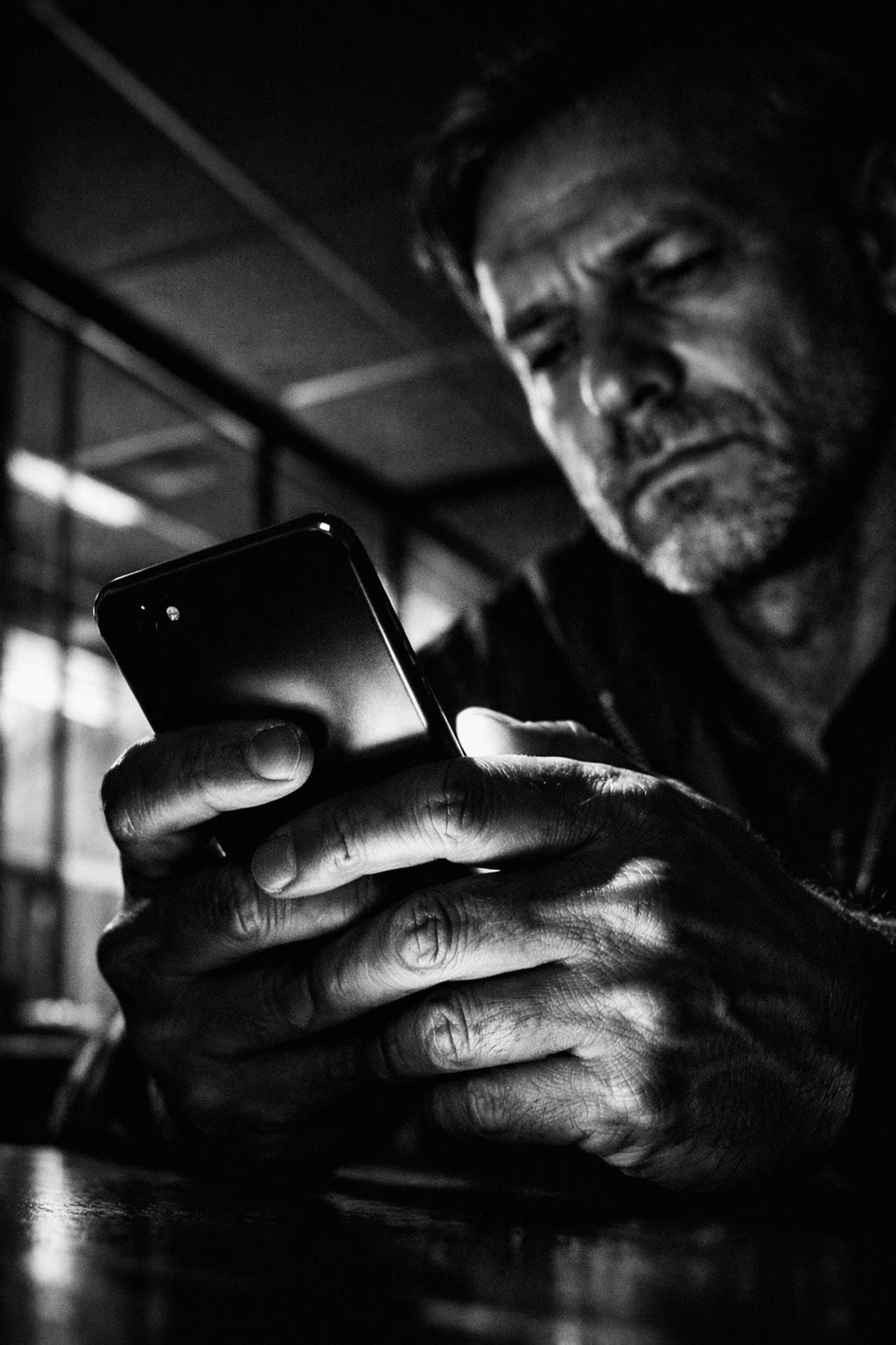 Close-up of a founder using a smartphone for professional LinkedIn networking and digital branding.