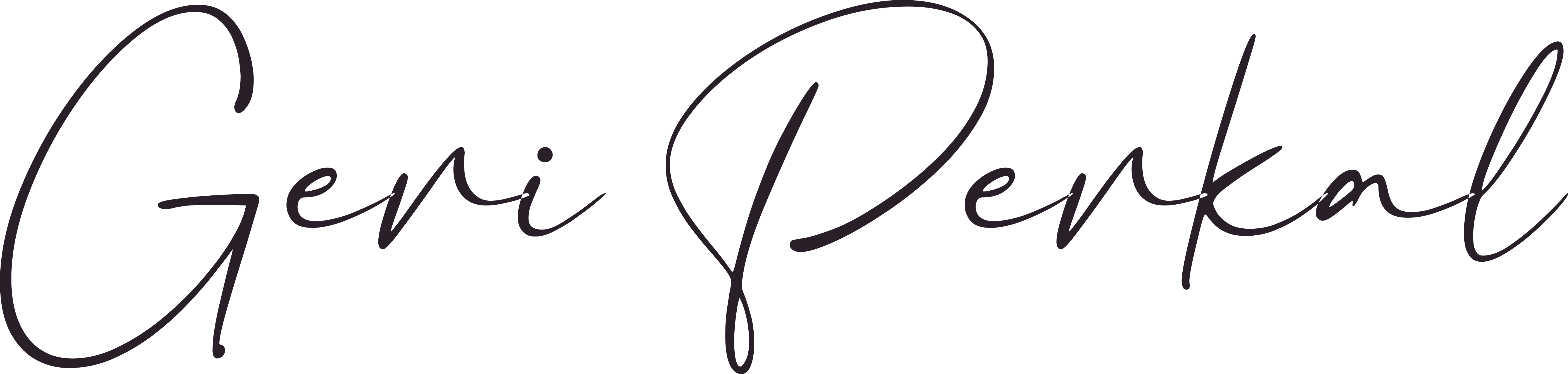 Geri Perkal Signature