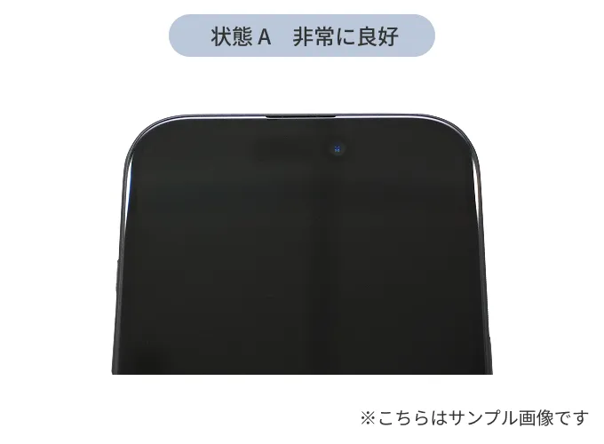 液晶画面(カメラ周り) 状態 A 非常に良好