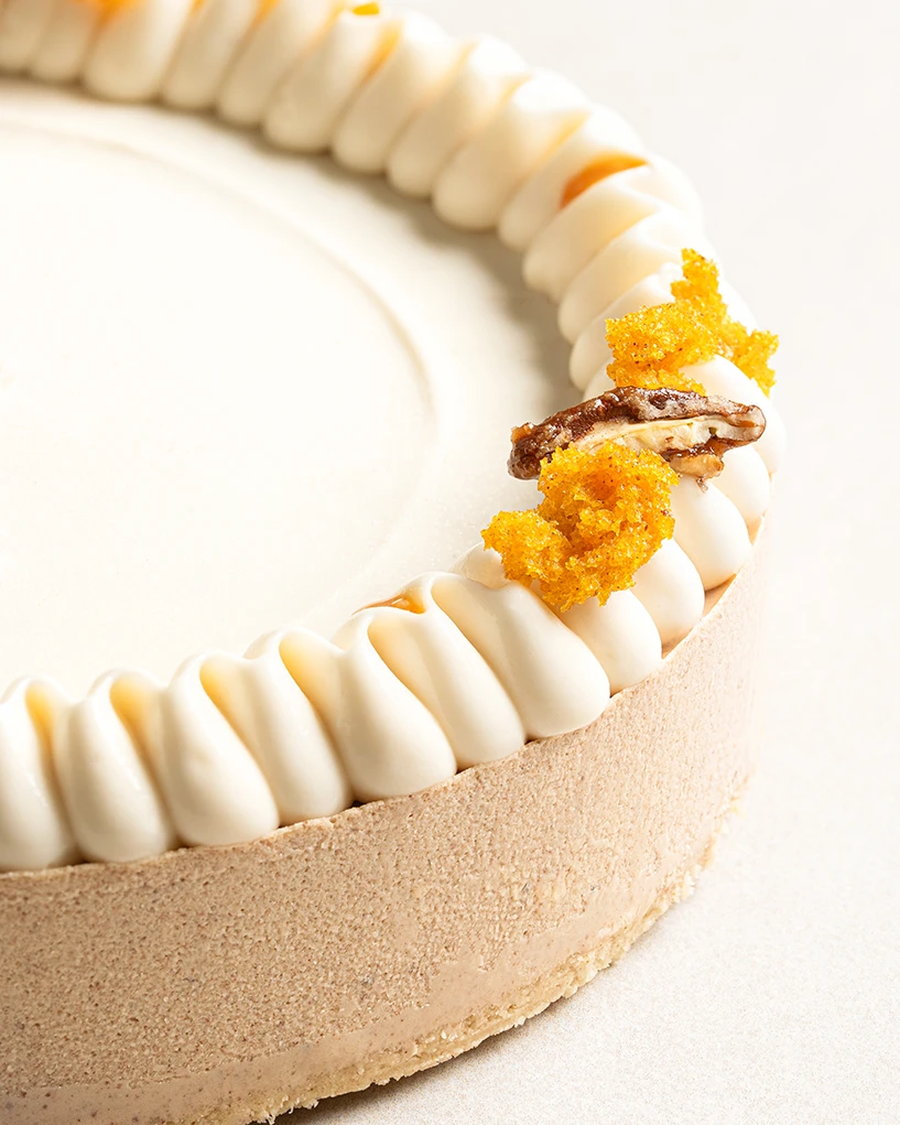 Carrot Cake cake detail close up