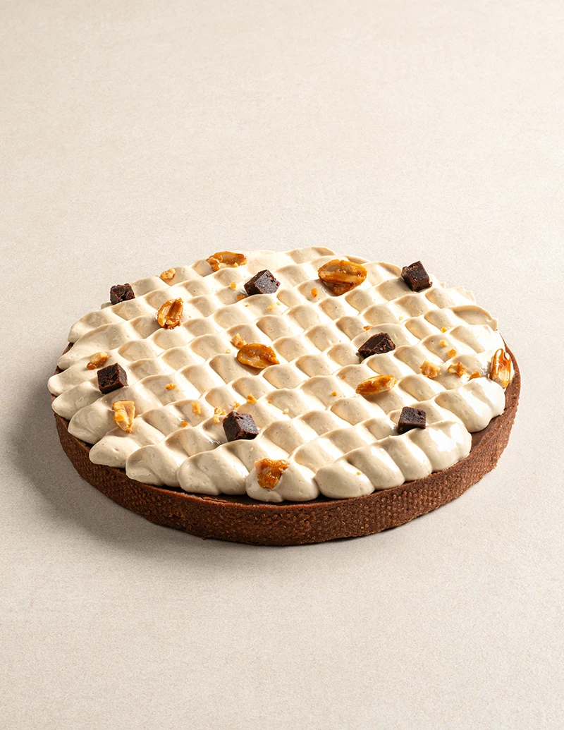 Snickers Tart cake full view