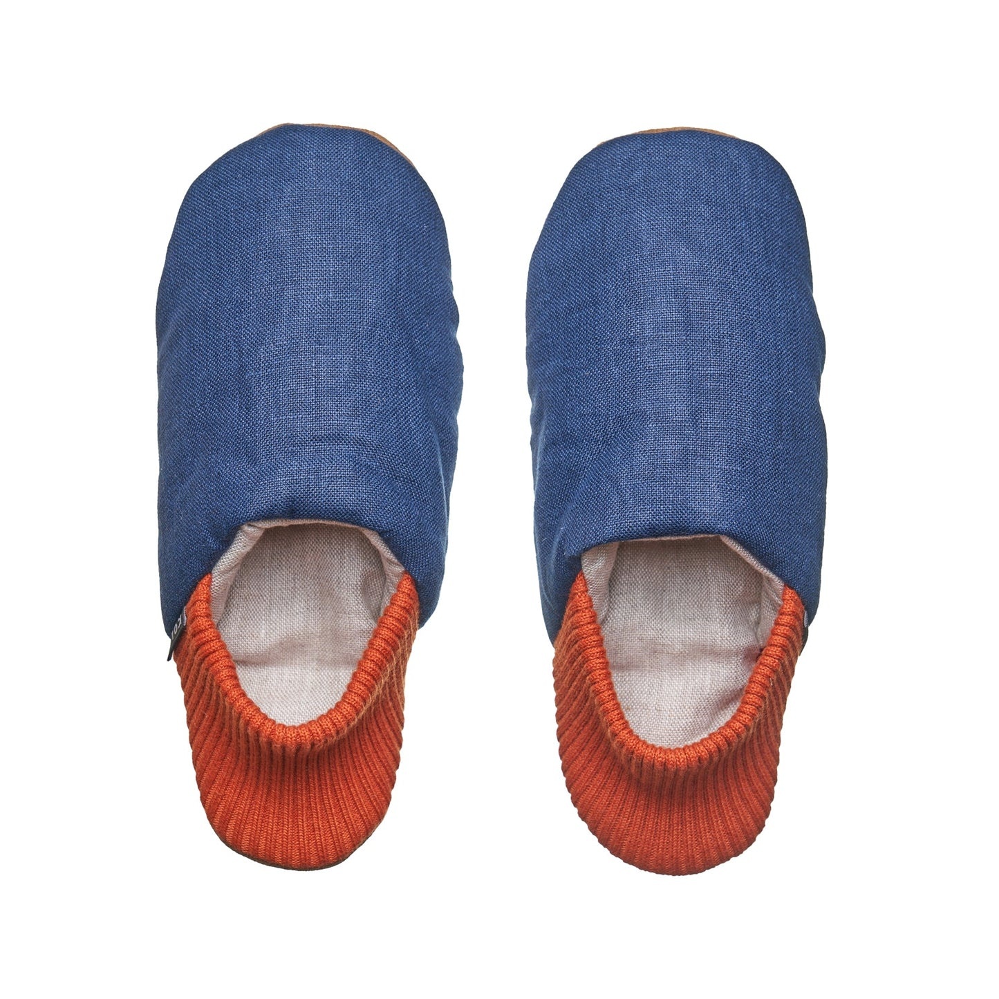 Source product photo of Damson Linen house shoes