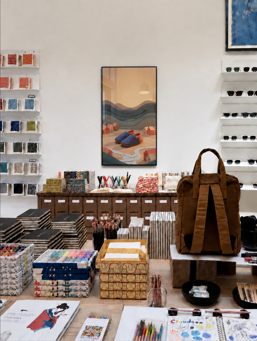 Venice Abbot Kinney in-store screen