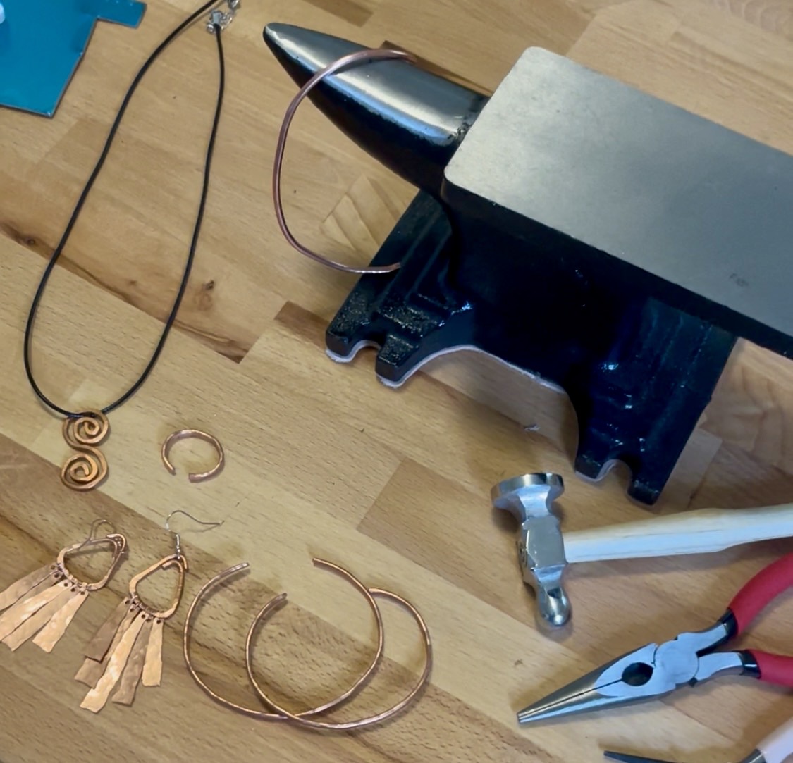 Hammered Copper Jewelry - Studio Series class image