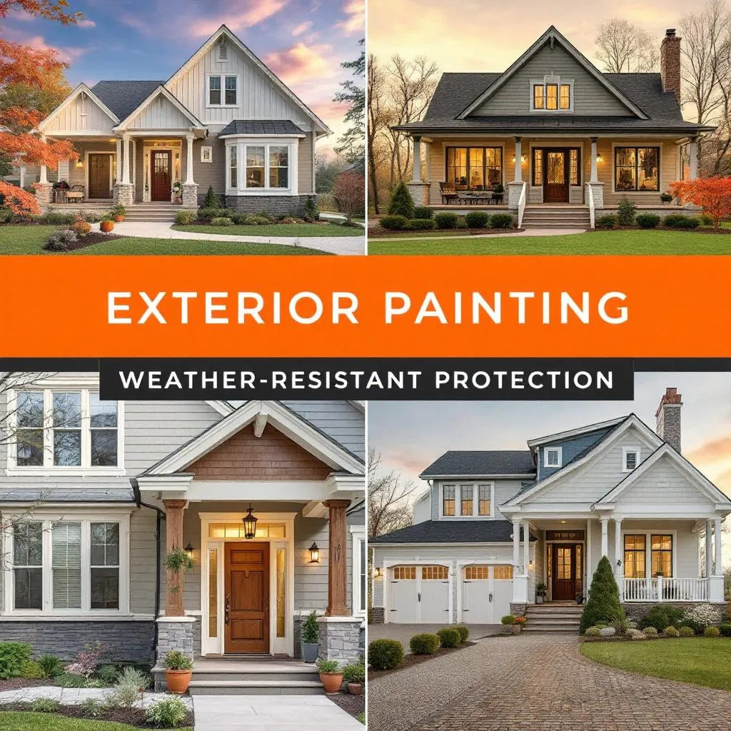 Weather-Resistant Exterior Painting for MI Homes
