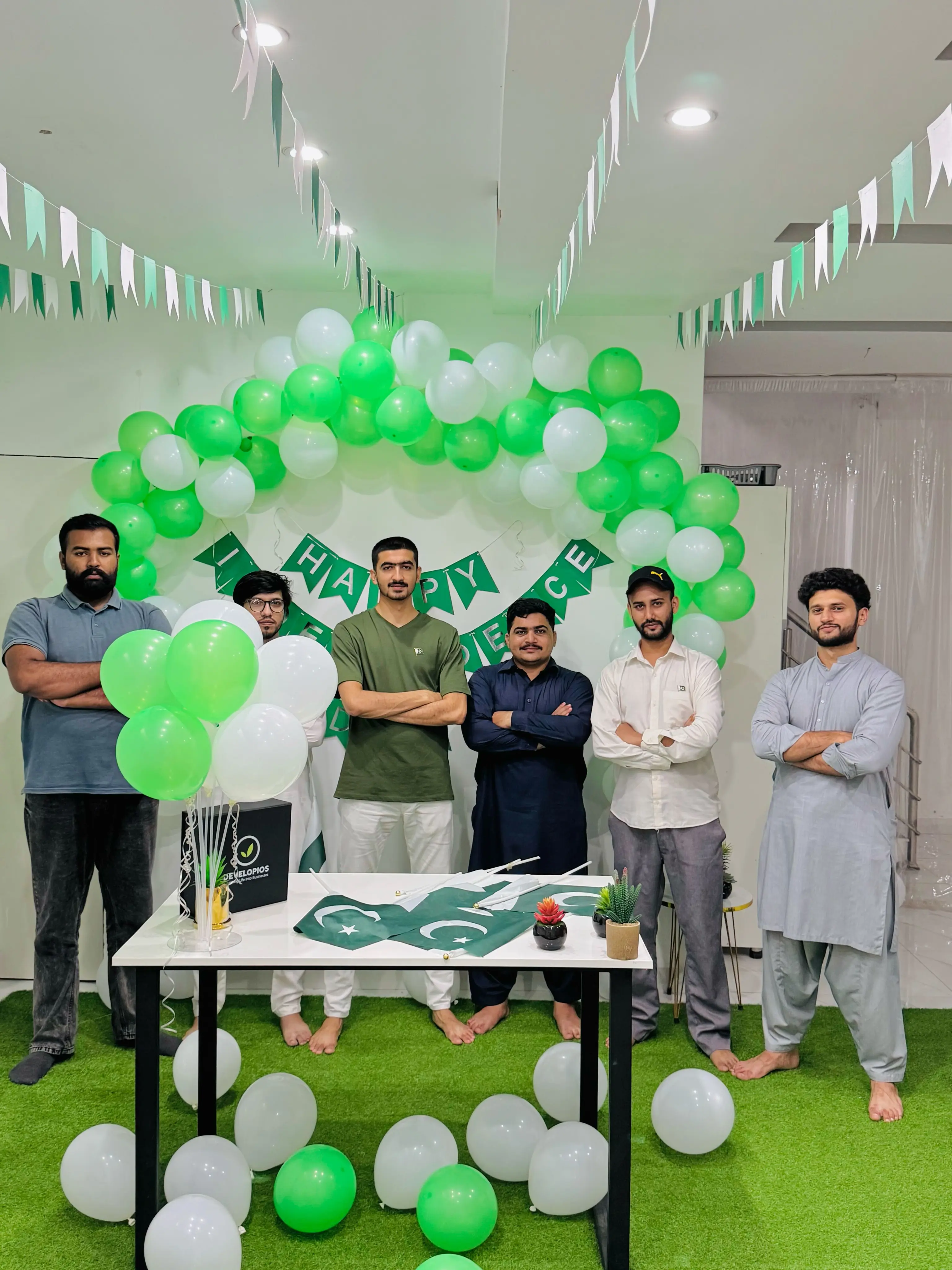Developios team at Pakistan Independence Day celebration