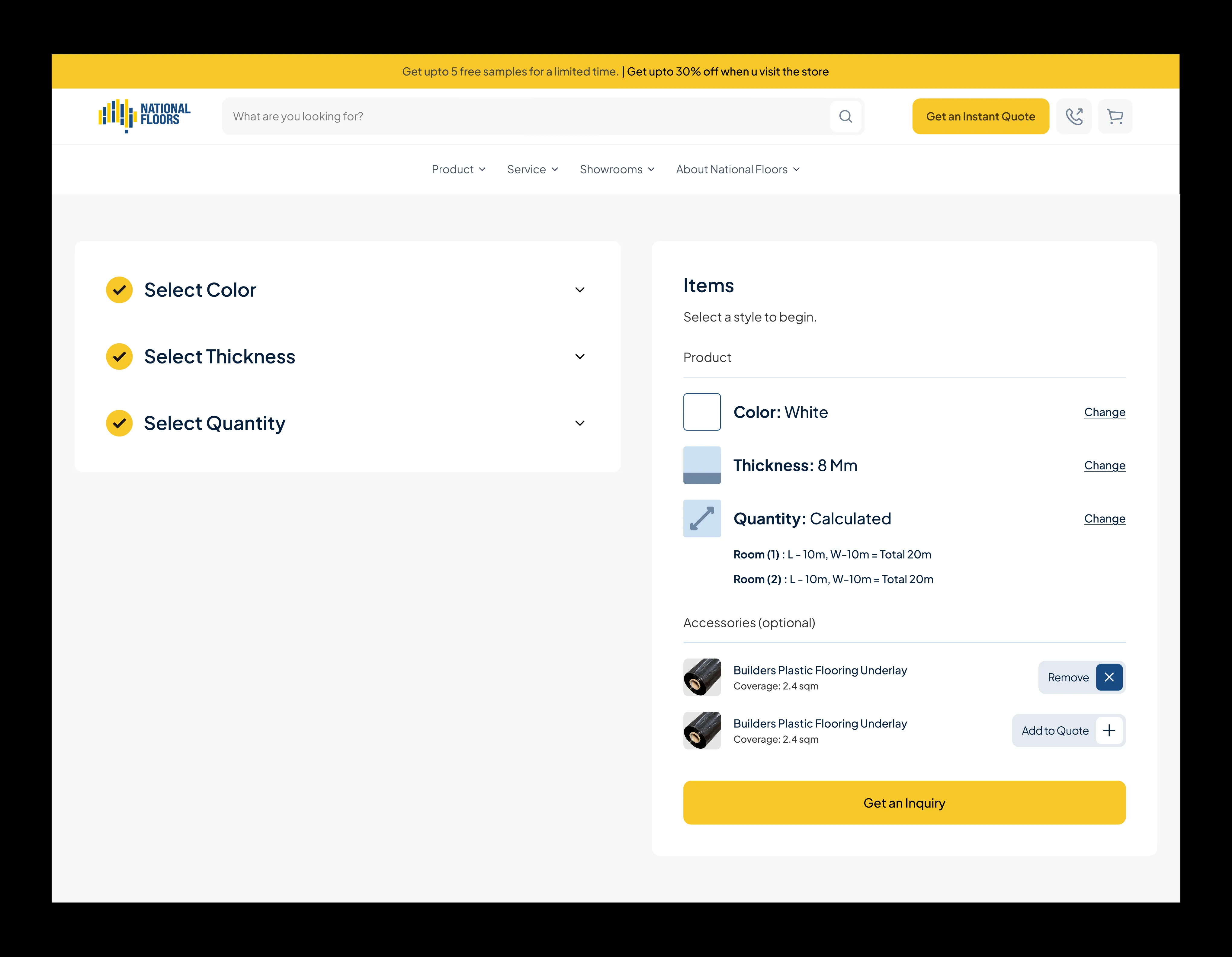 Shopping cart interface showing no items with message: You’re $59.95 away from FREE shipping, offering free shipping, free penetrate mask, and free glow deodorant.