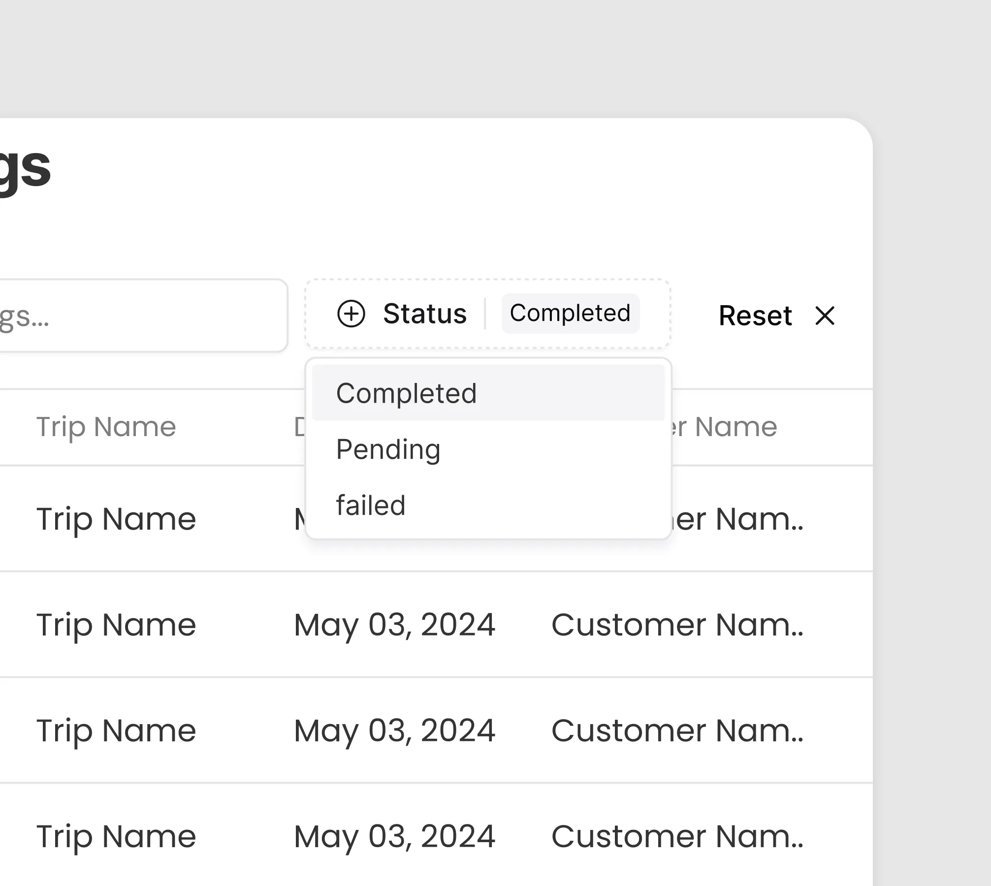 A calendar dropdown showing February 2024 with the 15th highlighted in pink, set under check-in date selection.