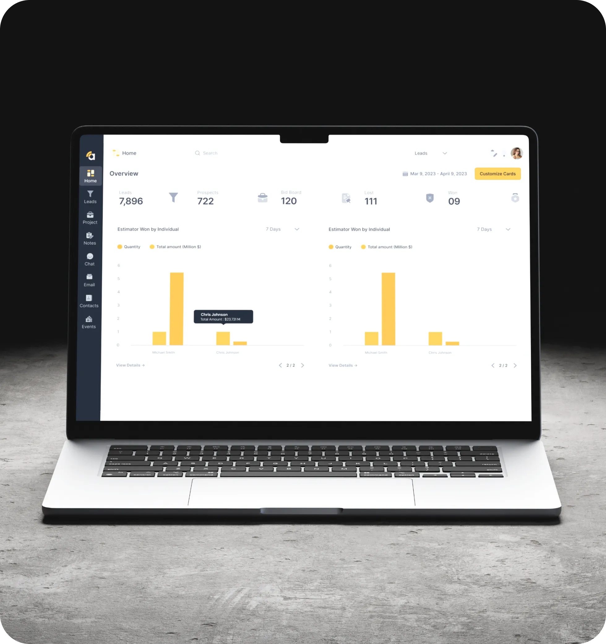 Sugar Baby Skincare website redesign shown on a laptop