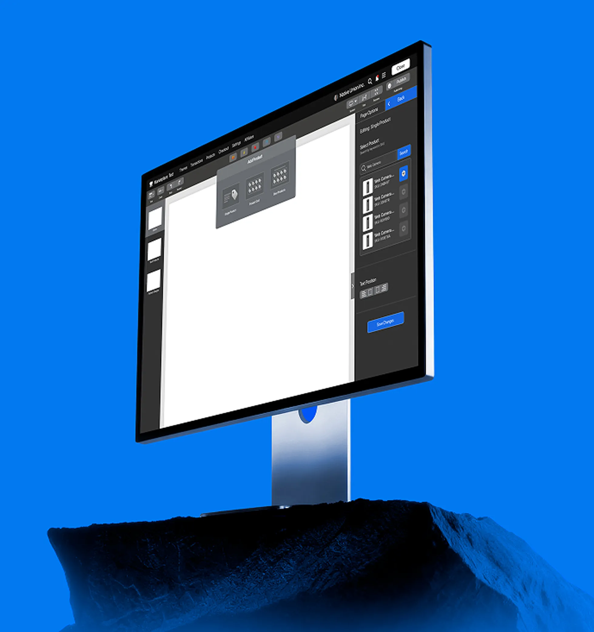Sugar Baby Skincare website redesign shown on a laptop