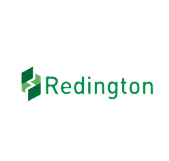 Redington logo with a stylized green geometric symbol to the left of the company name.