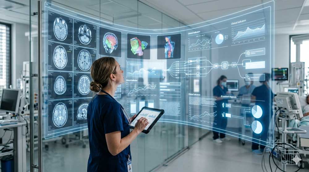 Collaboration between physicians and AI healthcare technology systems