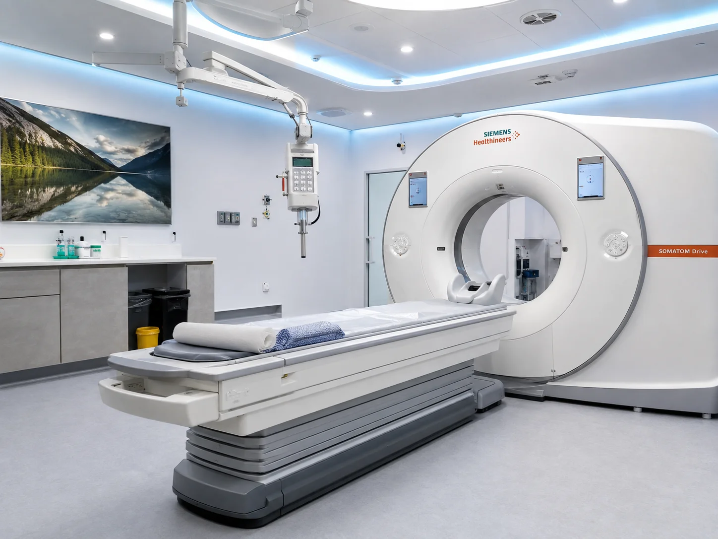 Modern medical diagnostic imaging suite in a Canadian clinic