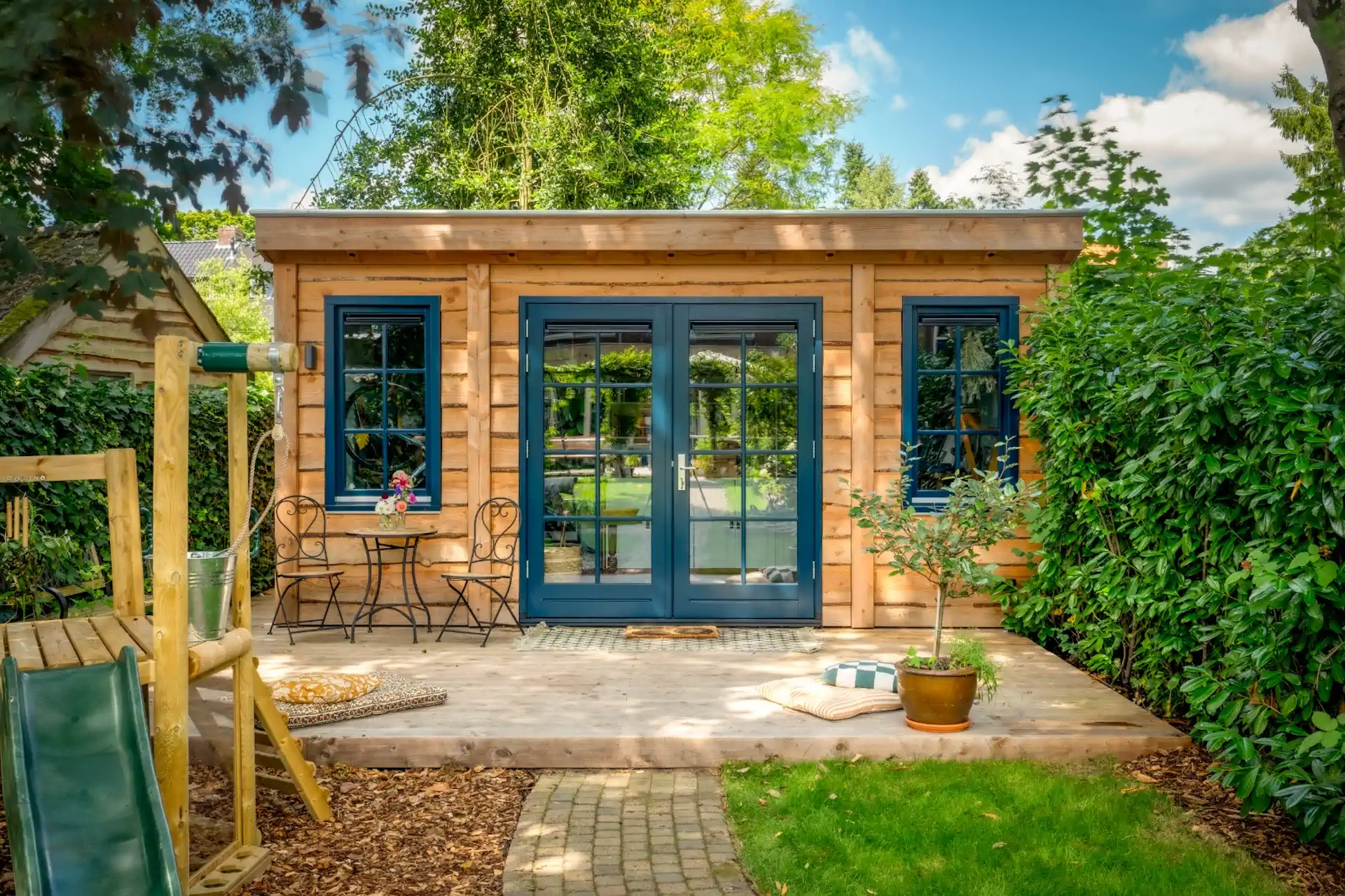 Landelijk tuinkantoor tuinhuisje