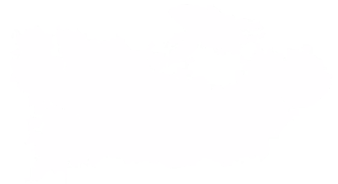Outline of an unfilled map, displayed against a black background, representing a geographical area.
