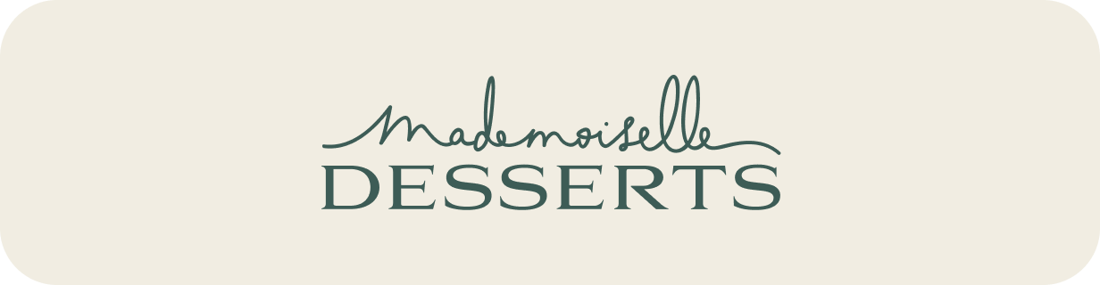 le logo de mademoiselle desserts