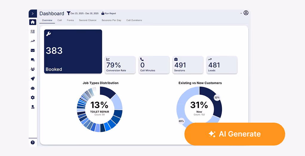 image of ScheduleBot UI main dashboard