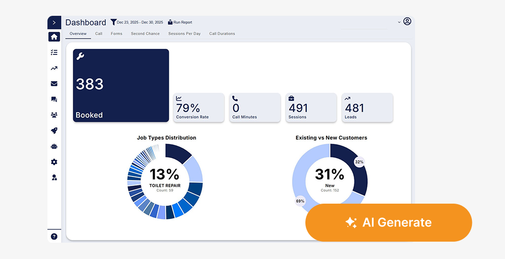image of ScheduleBot UI main dashboard
