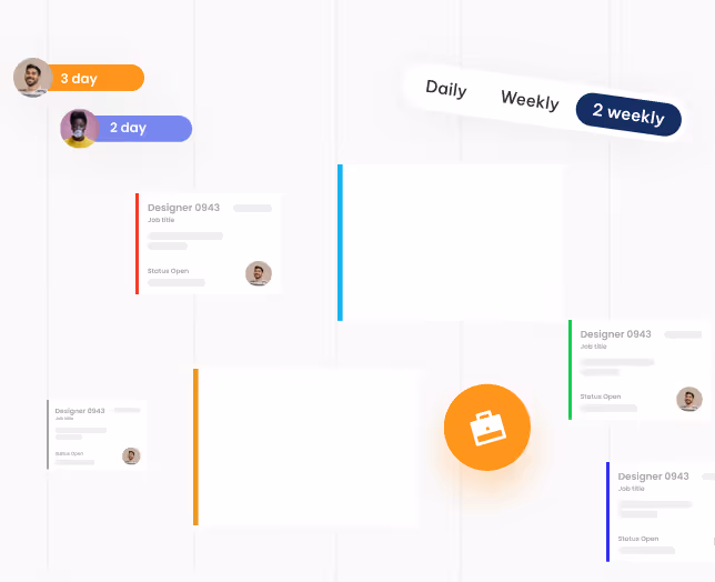 image of booked jobs coming through to a CRM