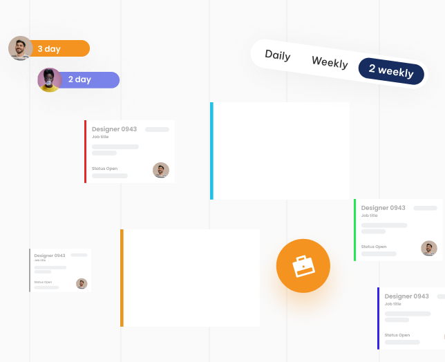 image of booked jobs coming through to a CRM