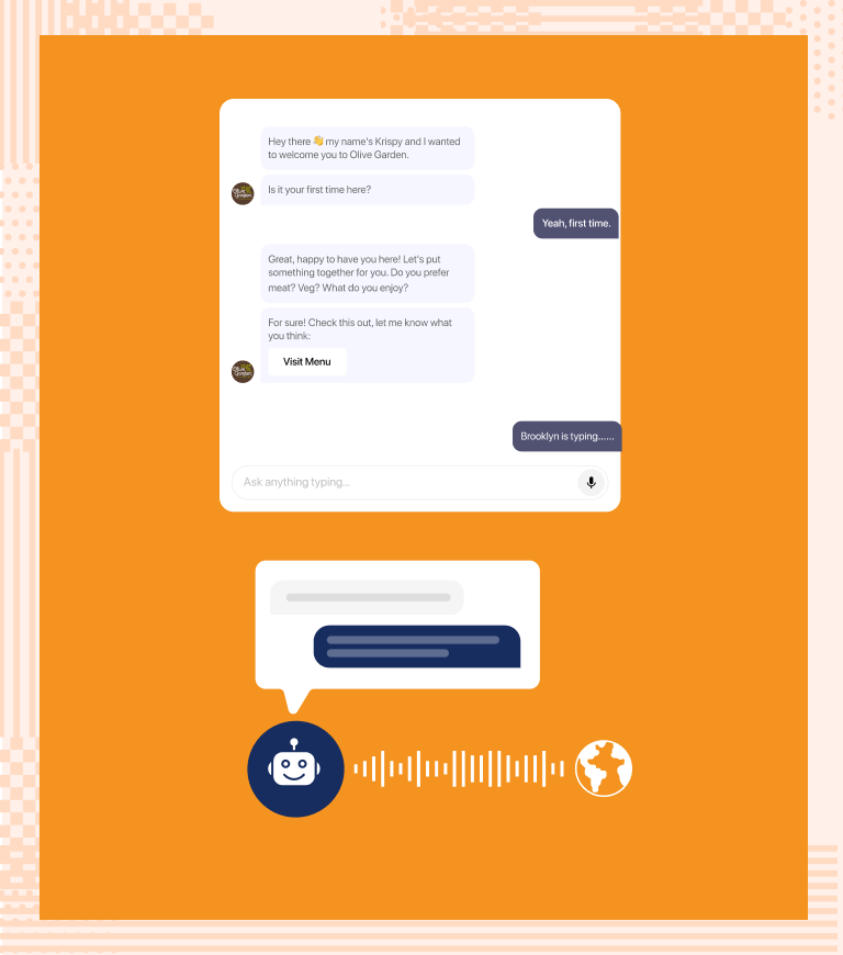 image of a transcript of ScheduleBot bookings home service job