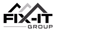 Fix-It Group logo with stylized mountain-like shapes above the text.