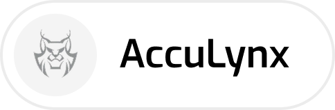 AccuLynx logo with stylized lynx face on the left side.