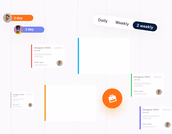 ScheduleBot dispatch board booking visual