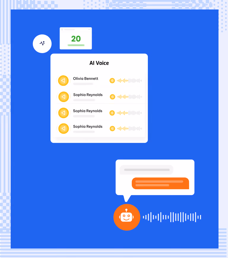 ScheduleBot AI voice product visual