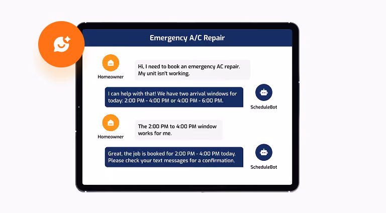 ScheduleBot AI voice answering calls instantly