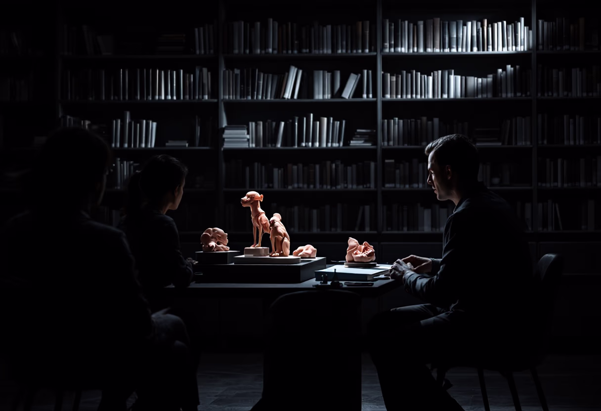 image of an educational seminar in progress (for a veterinary clinic)