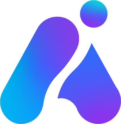 Eine abstrakte digitale Illustration eines Berges, der aus einem leuchtenden geometrischen Drahtgitter-Netzwerk besteht. Ein heller Pfad führt zum Gipfel, auf dem eine stilisierte Figur eine Flagge hält. Verschiedene Icons für Vision, Analyse und Erfolg sind als Meilensteine in das Netzwerk integriert.