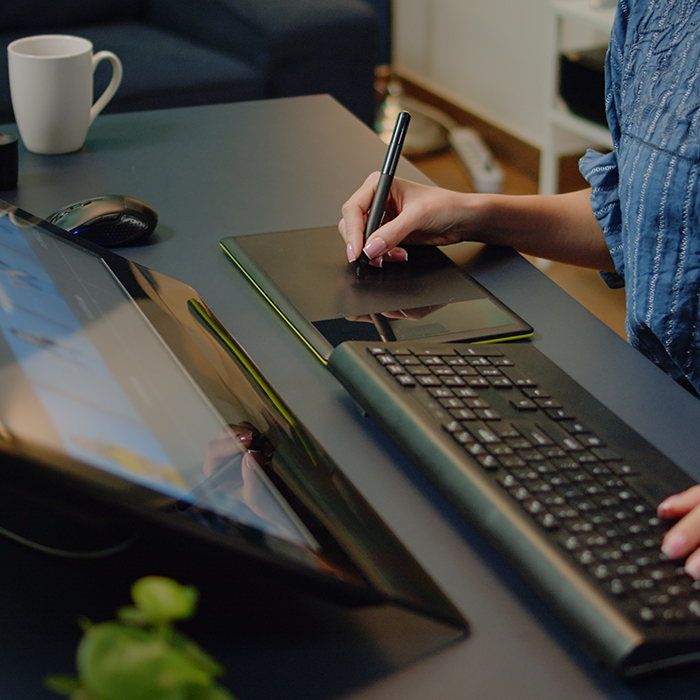 image of a diverse group of professionals in a meeting room for a digital marketing & advertising agency